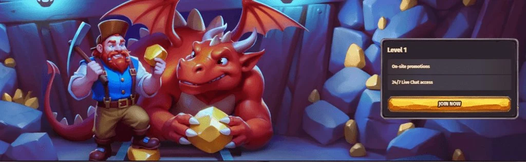 Dragonia Casino – πρόγραμμα loyalty και επίπεδα παικτών